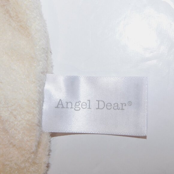 Angel Dear Pale yellow Tan Plush Lion Security blanket Baby lovey Nunu NEW - Picture 3 of 6
